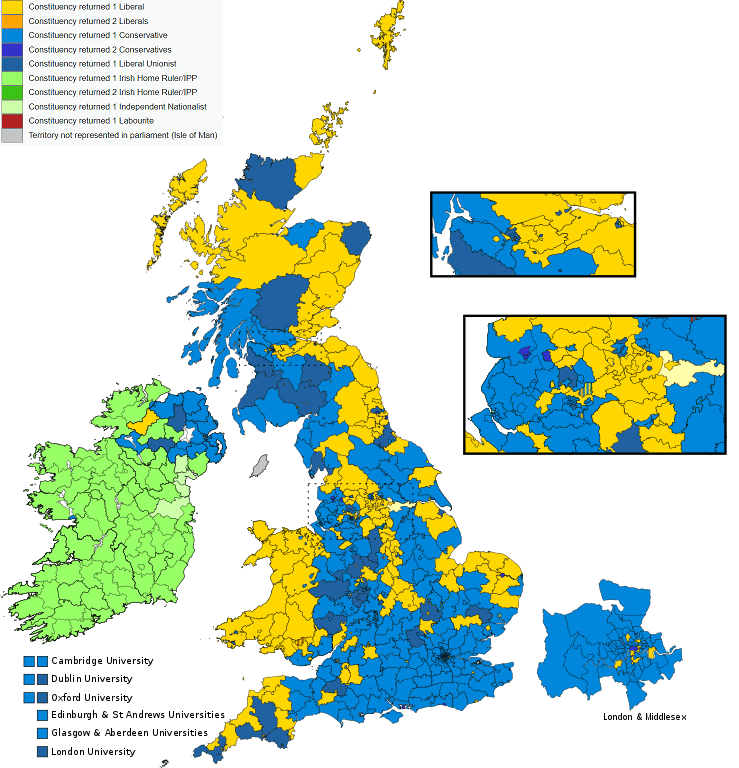 1900 UK Election Map: The One Where Labour Wins Its First Seats